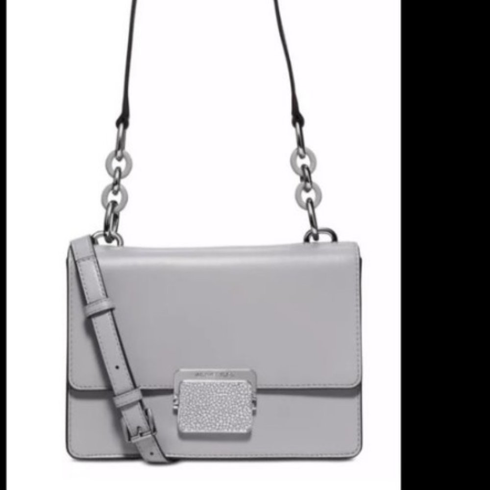 Michael Kors Luxe Leather Flap Bag NWT
